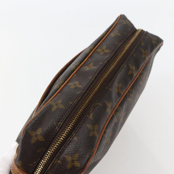 LOUIS VUITTON Monogram Compiegne 28 Clutch Bag M51845 LV Auth BA5642