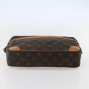 LOUIS VUITTON Monogram Compiegne 28 Clutch Bag M51845 LV Auth BA5642-6