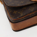 LOUIS VUITTON Monogram Cartouchiere GM Shoulder Bag M51252 LV Auth BA5644-15