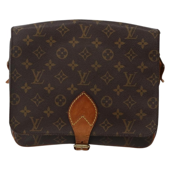 LOUIS VUITTON Monogram Cartouchiere GM Shoulder Bag M51252 LV Auth BA5644