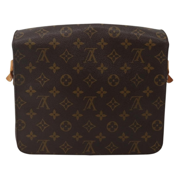 LOUIS VUITTON Monogram Cartouchiere GM Shoulder Bag M51252 LV Auth BA5644