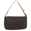 LOUIS VUITTON Monogram Pochette Accessoires Pouch M51980 LV Auth BA5648-1