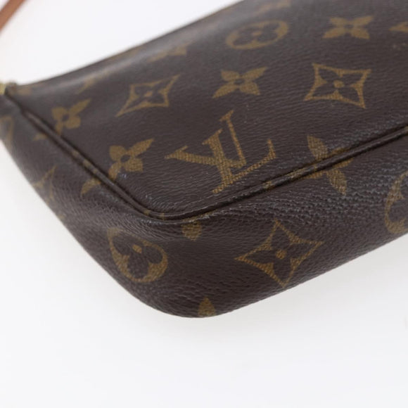 LOUIS VUITTON Monogram Pochette Accessoires Pouch M51980 LV Auth BA5648