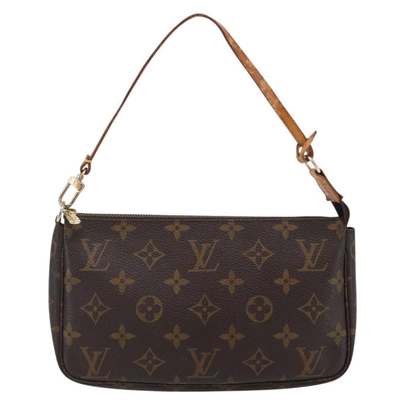LOUIS VUITTON Monogram Pochette Accessoires Pouch M51980 LV Auth BA5648