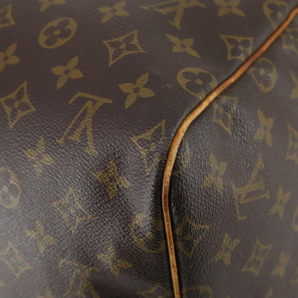 LOUIS VUITTON Monogram Keepall 55 Boston Bag M41424 LV Auth BA5651