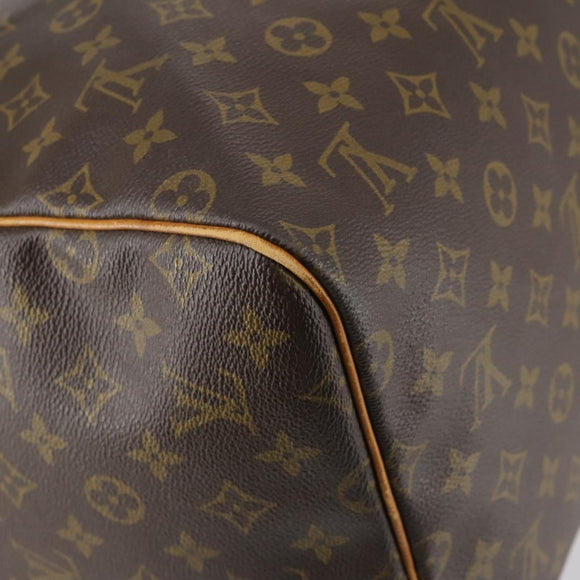 LOUIS VUITTON Monogram Keepall 55 Boston Bag M41424 LV Auth BA5651