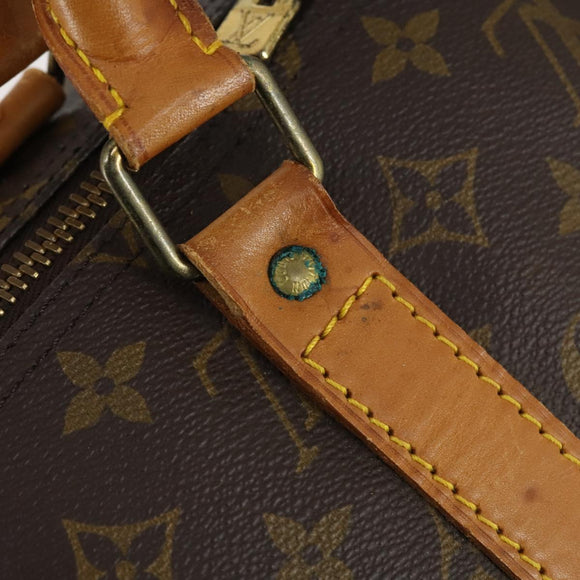 LOUIS VUITTON Monogram Keepall 55 Boston Tasche M41424 LV Auth BA5651