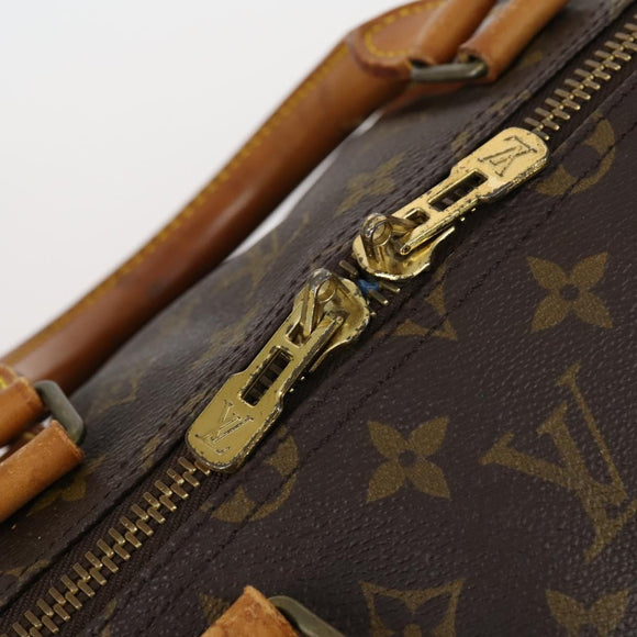 LOUIS VUITTON Monogram Keepall 55 Boston Tasche M41424 LV Auth BA5651