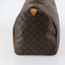 LOUIS VUITTON Monogram Keepall 55 Boston Bag M41424 LV Auth BA5651-4