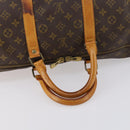 LOUIS VUITTON Monogram Keepall 55 Boston Bag M41424 LV Auth BA5651-7