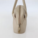 LOEWE Shoulder Bag Leather Beige Gold Auth BA5655-3
