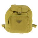 PRADA Backpack Nylon Green Silver Auth BA5656-13