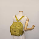PRADA Backpack Nylon Green Silver Auth BA5656-26