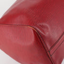 LOUIS VUITTON Epi Keepall 45 Boston Bag Red M42977 LV Auth BA5659-14