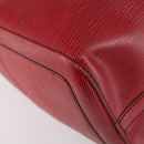 LOUIS VUITTON Epi Keepall 45 Boston Bag Red M42977 LV Auth BA5659-16