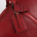 LOUIS VUITTON Epi Keepall 45 Boston Bag Red M42977 LV Auth BA5659-19