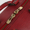 LOUIS VUITTON Epi Keepall 45 Boston Bag Red M42977 LV Auth BA5659-10