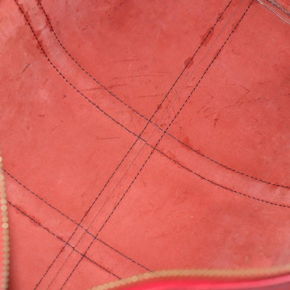 LOUIS VUITTON Epi Keepall 45 Boston Bag Red M42977 LV Auth BA5659