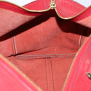 LOUIS VUITTON Epi Keepall 45 Boston Bag Red M42977 LV Auth BA5659-21