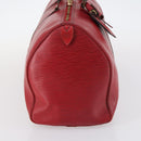 LOUIS VUITTON Epi Keepall 45 Boston Bag Red M42977 LV Auth BA5659-4