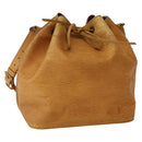 LOUIS VUITTON Epi Petit Noe Shoulder Bag Yellow M44109 LV Auth BA5660-1