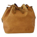 LOUIS VUITTON Epi Petit Noe Shoulder Bag Yellow M44109 LV Auth BA5660-13