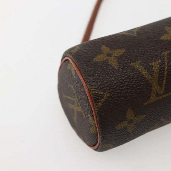 LOUIS VUITTON Monogram Papillon Pouch LV Auth BA5663