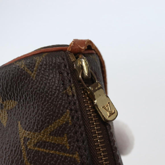 LOUIS VUITTON Monogram Papillon Pouch LV Auth BA5663