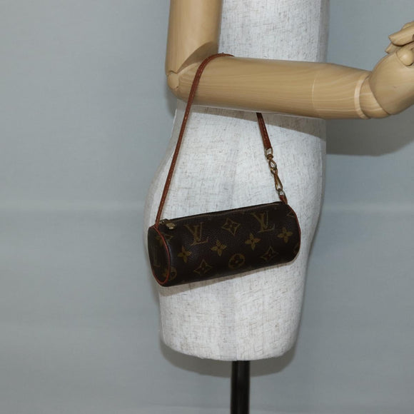 LOUIS VUITTON Monogram Papillon Pouch LV Auth BA5663