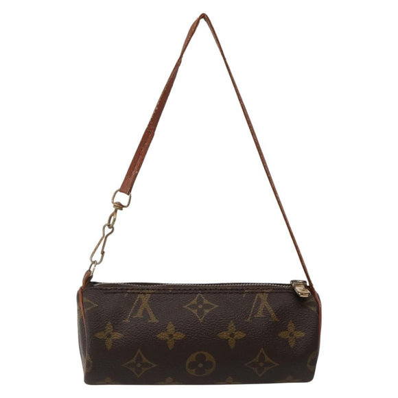 LOUIS VUITTON Monogram Papillon Pouch LV Auth BA5663