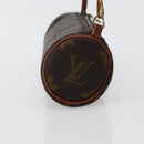 LOUIS VUITTON Monogram Papillon Pouch LV Auth BA5663-4