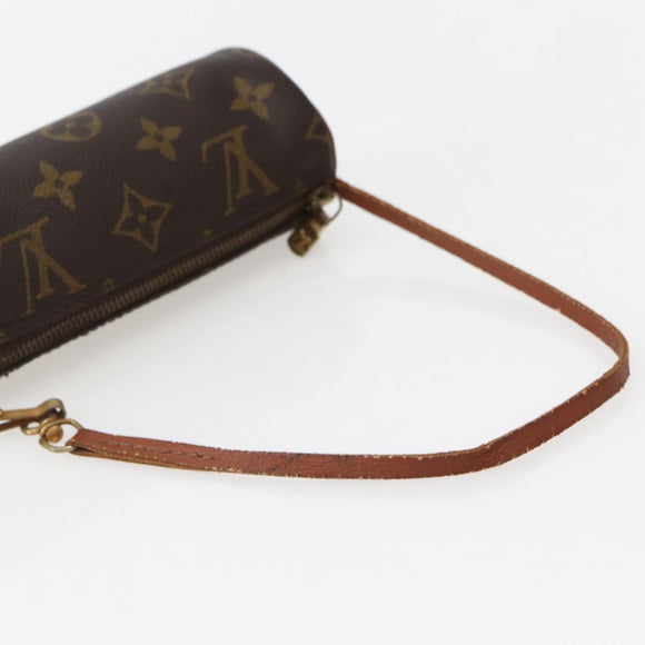 LOUIS VUITTON Monogram Papillon Pouch LV Auth BA5663