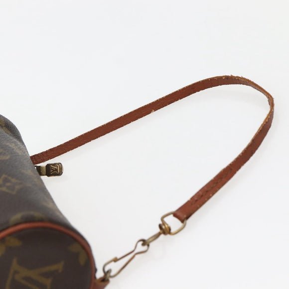 LOUIS VUITTON Monogram Papillon Pouch LV Auth BA5663