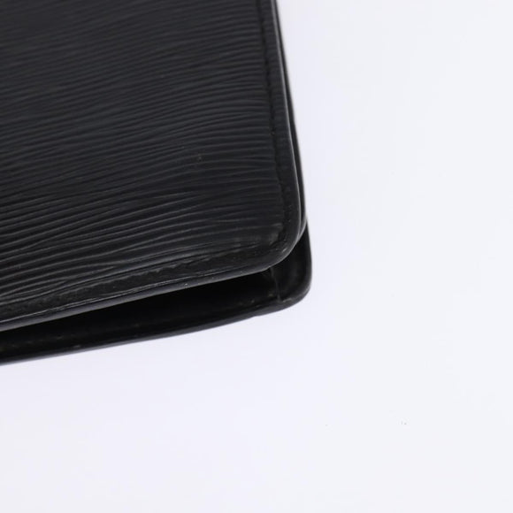 LOUIS VUITTON Epi Serviette Conseiller Business Bag Black M54422 LV Auth BA5667