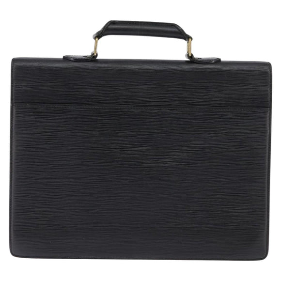 LOUIS VUITTON Epi Serviette Conseiller Business Bag Black M54422 LV Auth BA5667