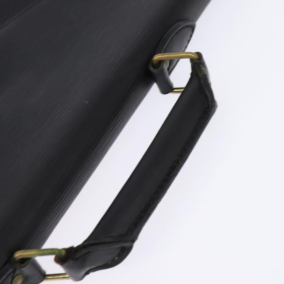 LOUIS VUITTON Epi Serviette Conseiller Business Bag Black M54422 LV Auth BA5667