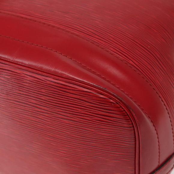 LOUIS VUITTON Epi Noe Shoulder Bag Red M44007 LV Auth BA5668