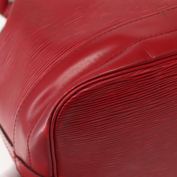 LOUIS VUITTON Epi Noe Shoulder Bag Red M44007 LV Auth BA5668