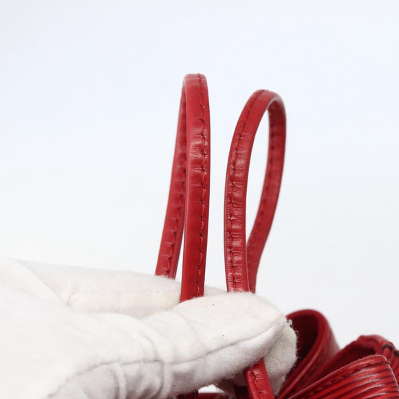 LOUIS VUITTON Epi Noe Shoulder Bag Red M44007 LV Auth BA5668