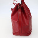 LOUIS VUITTON Epi Noe Shoulder Bag Red M44007 LV Auth BA5668-4