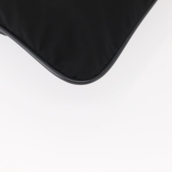 PRADA Sports Shoulder Bag Nylon Black Silver Auth BA5671