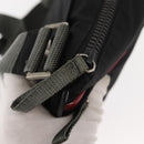 PRADA Sports Shoulder Bag Nylon Black Silver Auth BA5671-9