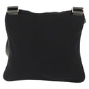 PRADA Sports Shoulder Bag Nylon Black Silver Auth BA5671-2