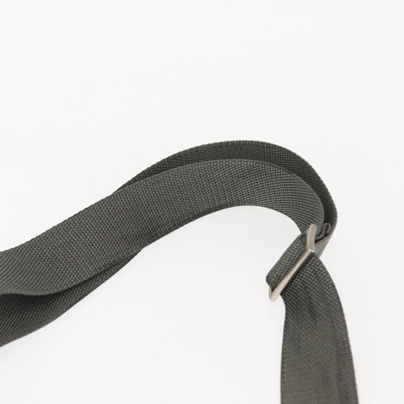 PRADA Sports Shoulder Bag Nylon Black Silver Auth BA5671