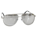 BVLGARI Sunglasses Plastic Gray Silver Auth BA5675-1