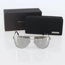BVLGARI Sunglasses Plastic Gray Silver Auth BA5675-11