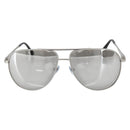 BVLGARI Sunglasses Plastic Gray Silver Auth BA5675-2