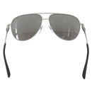BVLGARI Sunglasses Plastic Gray Silver Auth BA5675-3