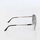 BVLGARI Sunglasses Plastic Gray Silver Auth BA5675-4