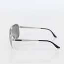 BVLGARI Sunglasses Plastic Gray Silver Auth BA5675-5